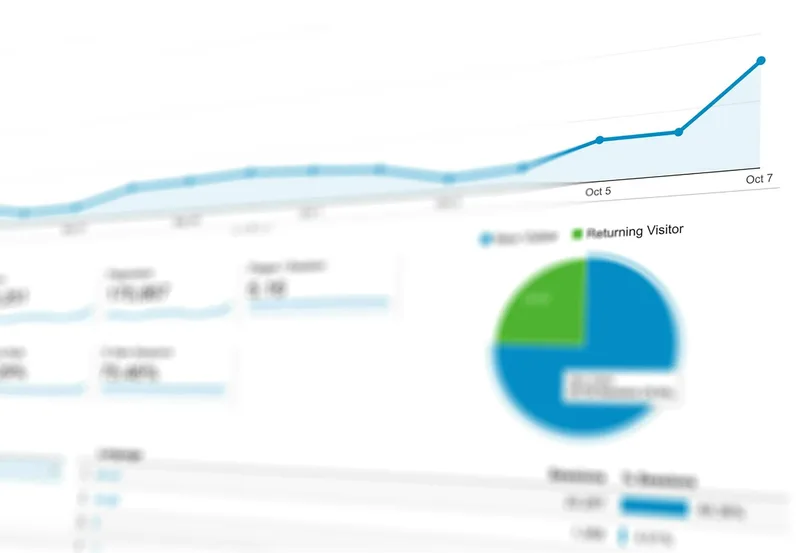 Abstract dashboard with milestone markers showing follower counts and monetization activation points for a faceless Instagram page