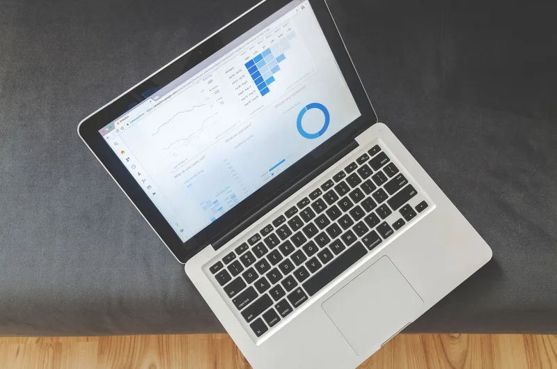 Abstract data analytics chart with graphs representing channel performance metrics