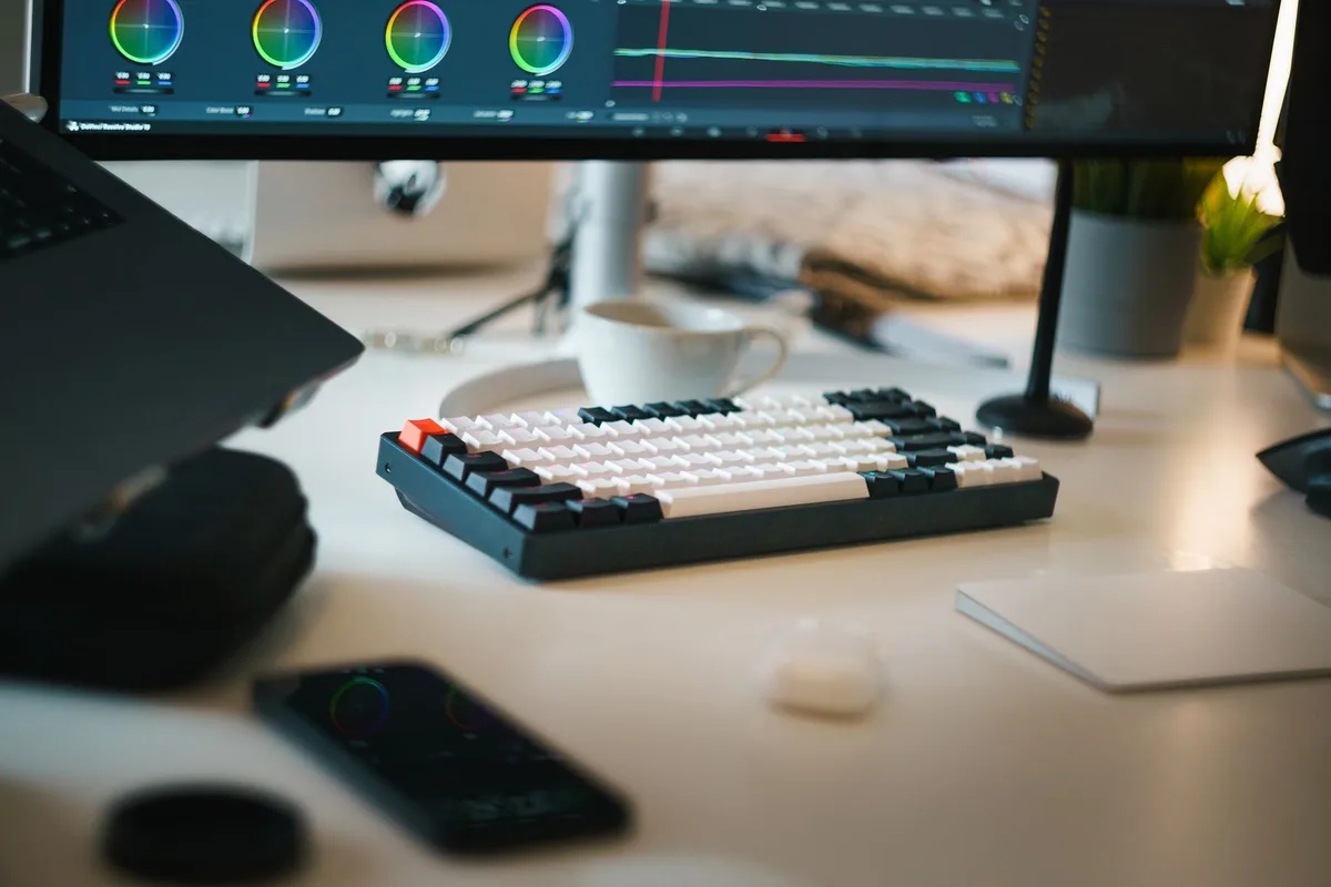 Faceless video creator workspace